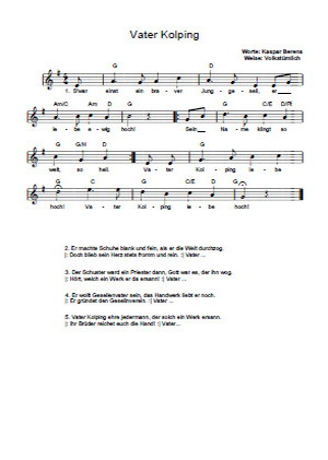 Vater Kolping Lied